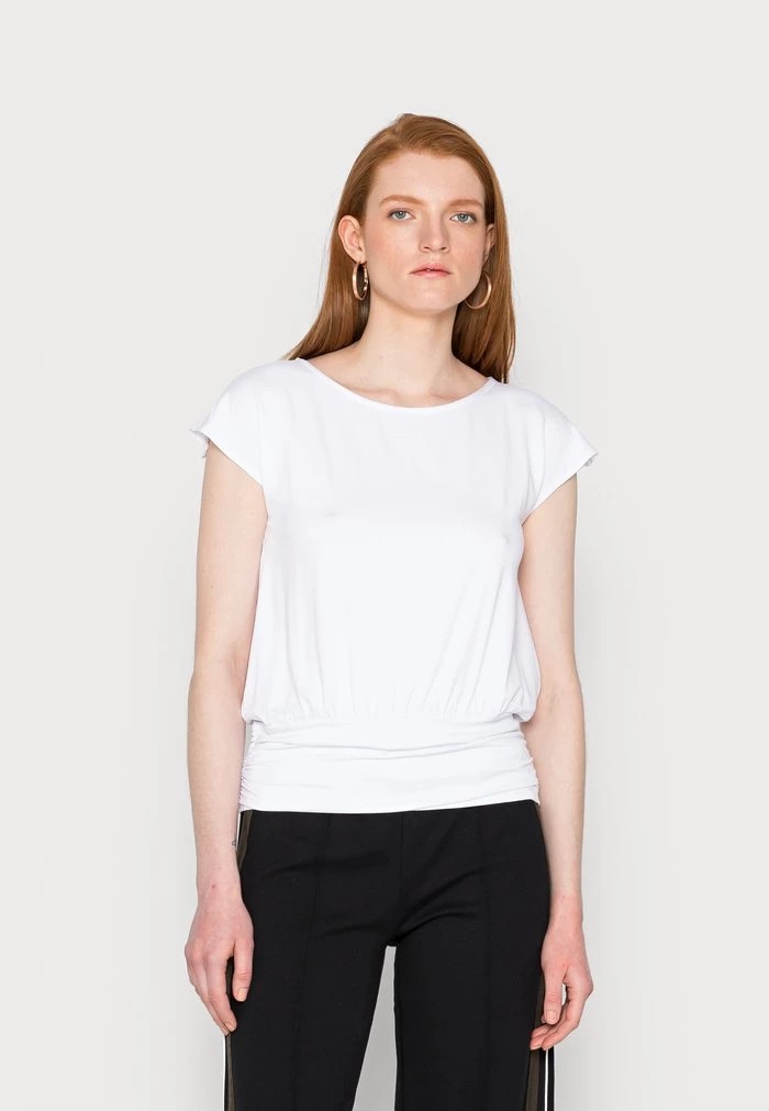 T-Shirt ANNA FIELD Anna Field Basic T-shirt Blanche Femme | SIV-3862484